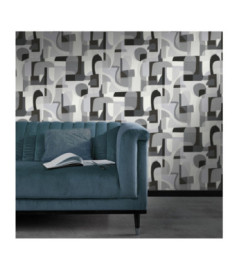 Papier Peint ERISMANN Collection GENTLE 10432-10 Gris noir
