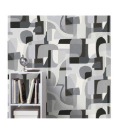 Papier Peint ERISMANN Collection GENTLE 10432-10 Gris noir