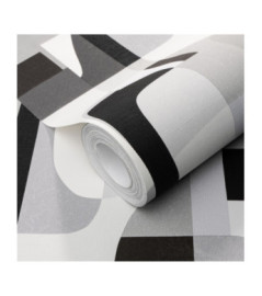 Papier Peint ERISMANN Collection GENTLE 10432-10 Gris noir