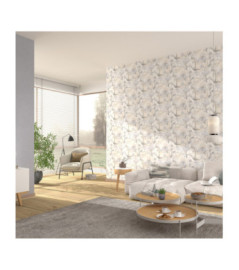Papier Peint ERISMANN Collection GENTLE 10433-02 Beige gris