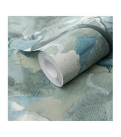 Papier Peint ERISMANN Collection GENTLE 10433-07 Vert bleu