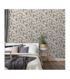 Papier Peint ERISMANN Collection GENTLE 12208-07 Vert grege