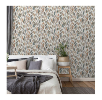 Papier Peint ERISMANN Collection GENTLE 12208-07 Vert grege