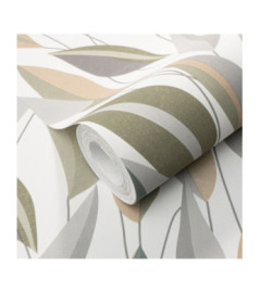 Papier Peint ERISMANN Collection GENTLE 12208-07 Vert grege