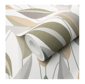Papier Peint ERISMANN Collection GENTLE 12208-07 Vert grege