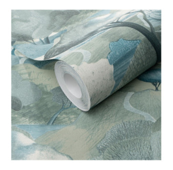 Papier Peint ERISMANN Collection GENTLE 12209-07 Vert bleu