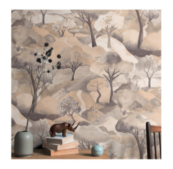 Papier Peint ERISMANN Collection GENTLE 12209-32 Brun beige