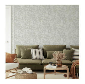 Papier Peint ERISMANN Collection GENTLE 12210-07 Vert celadon