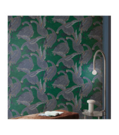 Papier Peint MASUREEL Collection Terra Guinea Emerald (70cm) TER101