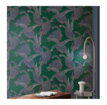 Papier Peint MASUREEL Collection Terra Guinea Emerald (70cm) TER101