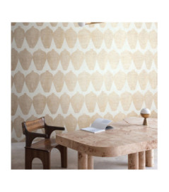 Papier Peint MASUREEL Collection Terra Hemia Oyster (70cm) TER201
