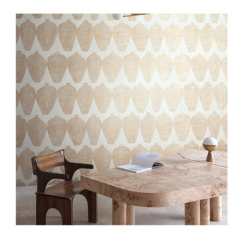 Papier Peint MASUREEL Collection Terra Hemia Oyster (70cm) TER201