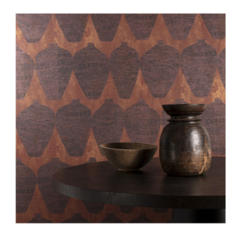 Papier Peint MASUREEL Collection Terra Hemia Sienna (70cm) TER202