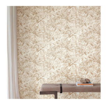 Papier Peint MASUREEL Collection Rhapsody Idilia Ivory  RHA001