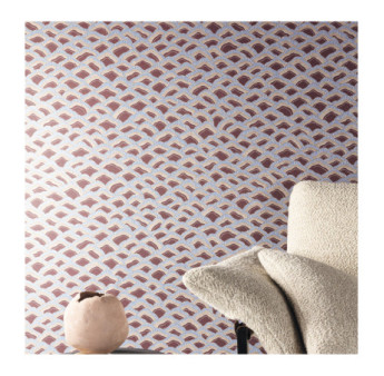Papier Peint MASUREEL Collection Rhapsody Munro Prune  RHA304