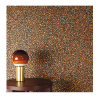 Papier Peint MASUREEL Collection Rock Terraco Rust  ROC004