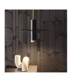 Papier Peint MASUREEL Collection Rock Ovala Coffee  ROC203