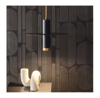 Papier Peint MASUREEL Collection Rock Ovala Coffee  ROC203