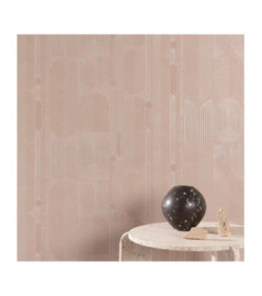 Papier Peint MASUREEL Collection Rock Ovala Peach  ROC204