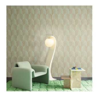 Papier Peint MASUREEL Collection Rock Arko Jade  ROC302