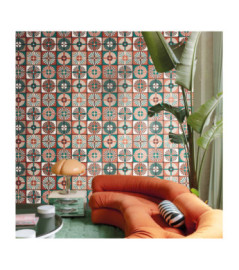 Papier Peint MASUREEL Collection Rock Ray Cantaloupe ROC403