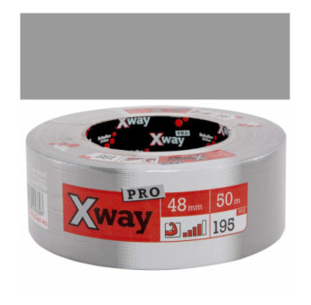Adhésif toilé X-Way Pro SCHULLER gris 50mx48mm