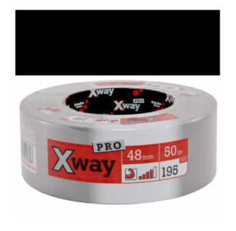Adhésif toilé X-Way Pro SCHULLER noir 50mx48mm