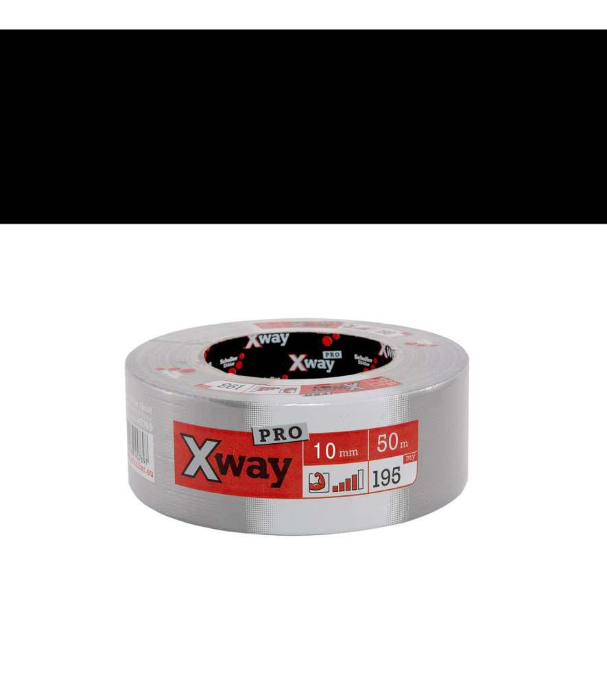 Adhésif toilé X-Way SCHULLER noir 10mx48mm
