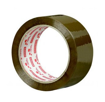 Adhésif d'emballage SCHULLER PVC brun 66mx50mm réf : 45739