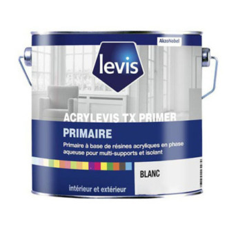 Peinture LEVIS Acrylevis primer blanc 0,75L