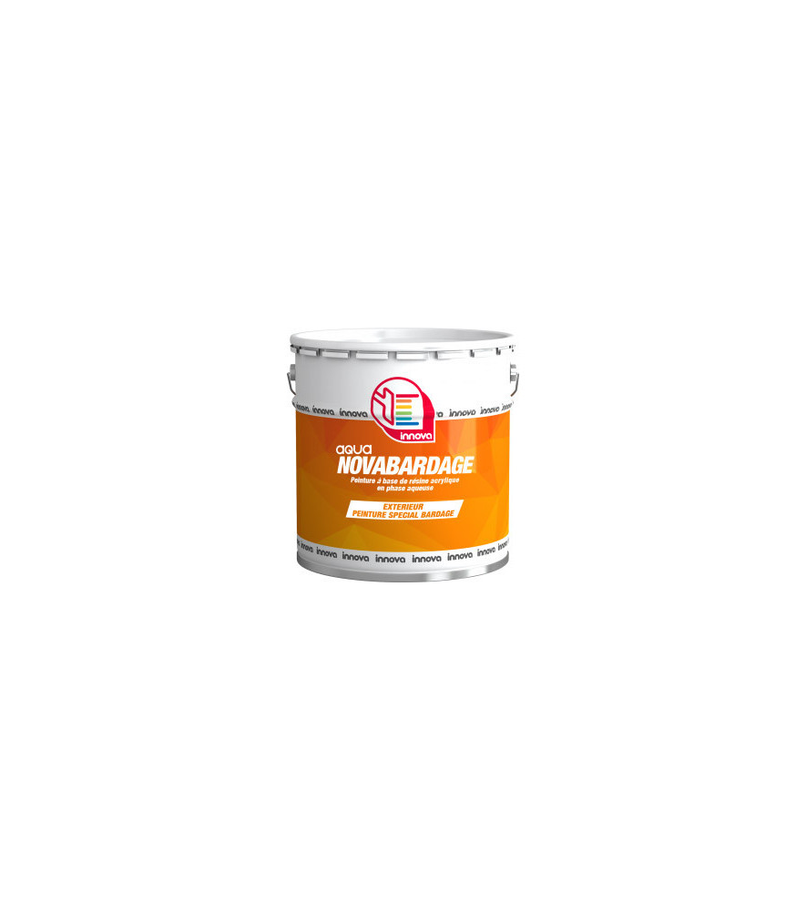 Peinture INNOVA Novabardage Aqua Satin blanc 15L Peinture INNOVA Novabardage Aqua Satin blanc 15L