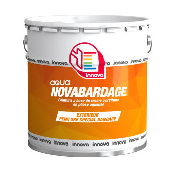 Peinture INNOVA Novabardage Aqua Satin blanc 15L