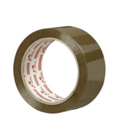 Adhésif d'emballage SCHULLER polypro brun 66mx48mm réf : 45709