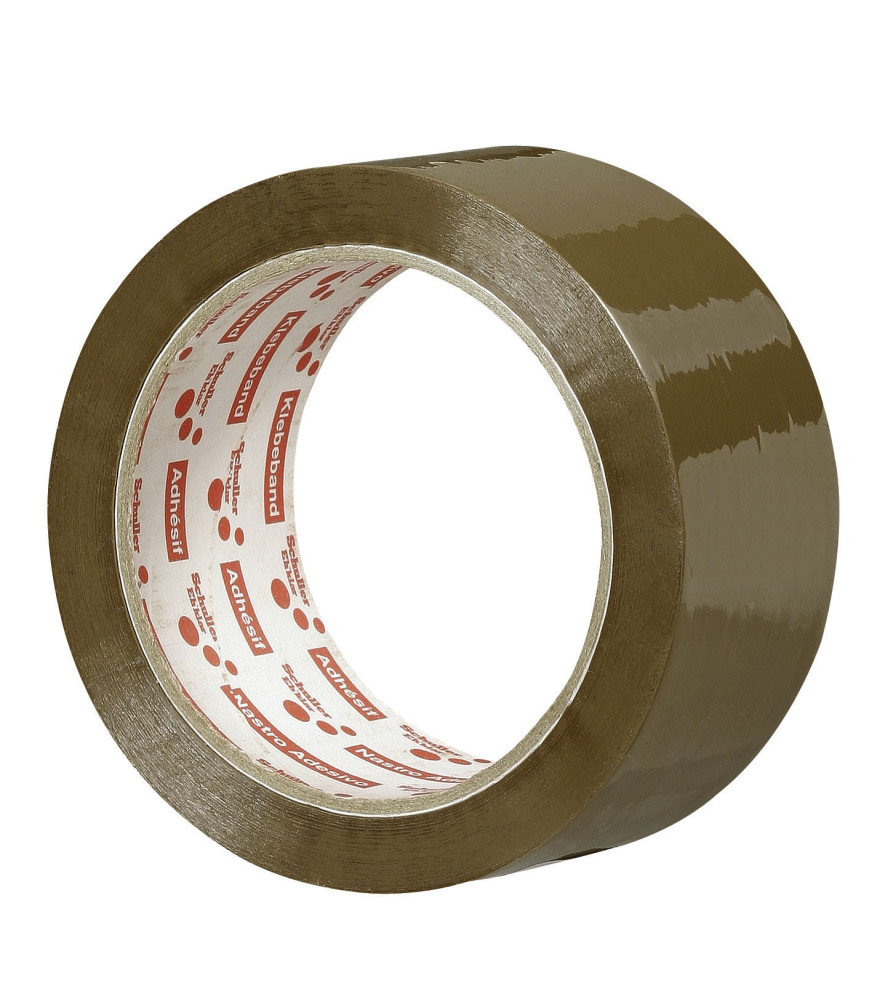 Adhésif d'emballage SCHULLER polypro brun 66mx48mm réf : 45709 Adhésif d'emballage SCHULLER polypro brun 66mx48mm réf : 45709