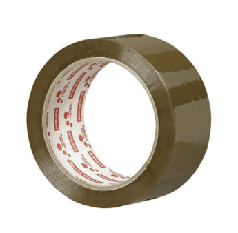Adhésif d'emballage SCHULLER polypro brun 66mx48mm réf : 45709