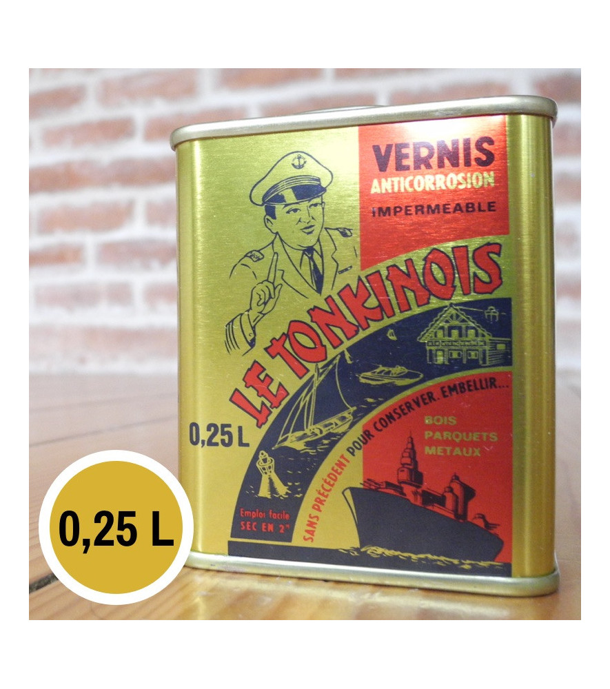 Vernis haute protection LE TONKINOIS 0,25L Vernis haute protection LE TONKINOIS 0,25L