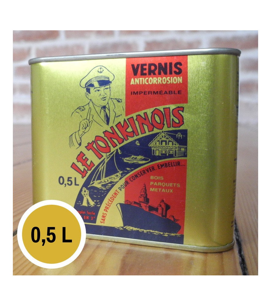 Vernis haute protection LE TONKINOIS 0,5L Vernis haute protection LE TONKINOIS 0,5L