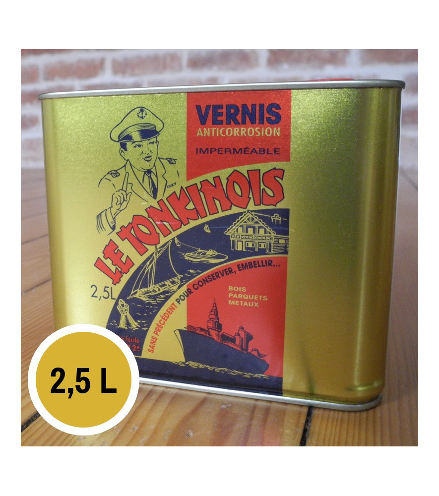 Vernis haute protection LE TONKINOIS 2,5L Vernis haute protection LE TONKINOIS 2,5L