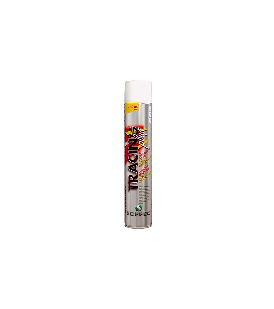 Aérosol traceur de ligne SOPPEC Tracing Pro blanc 750ml Aérosol traceur de ligne SOPPEC Tracing Pro blanc 750ml