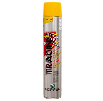 Aérosol traceur de ligne SOPPEC Tracing Pro jaune 750ml