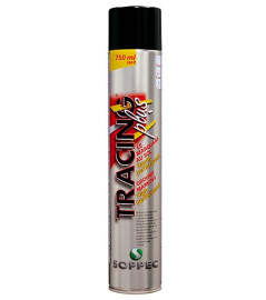 Aérosol traceur de ligne SOPPEC Tracing Pro noir 750ml