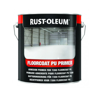 Peinture RUST-OLEUM Floorcoat PU 7250 satin base WL blanc faible 7258 2,5L