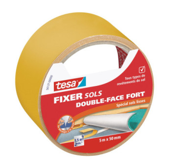 Adhésif double face Adhésion Forte pour sols TESA 5mx50mm