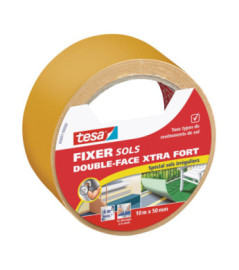 Adhésif double face Adhésion Forte pour sols TESA 10mx50mm