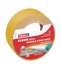Adhésif double face Adhésion Forte pour sols TESA 25mx50mm