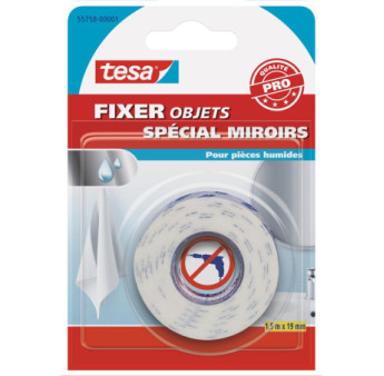 Adhésif double face Miroirs TESA 1,5mx19mm