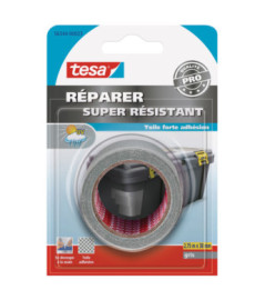 Adhésif de Réparation toilé Super Résistant TESA gris 2,75mx38mm