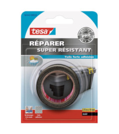 Adhésif de réparation toilé Super Résistant TESA noir 2,75mx19mm