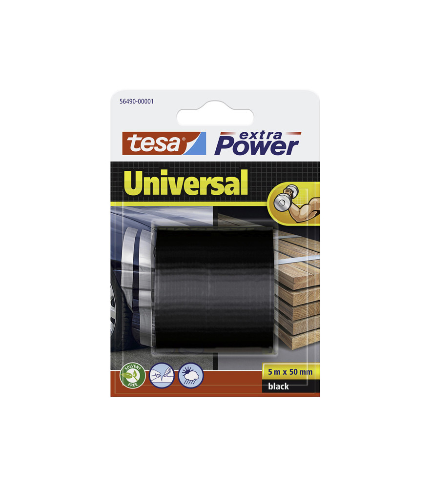 Adhésif de Réparation toilé ECO XP Universel TESA noir 5mx50mm Adhésif de Réparation toilé ECO XP Universel TESA noir 5mx50mm