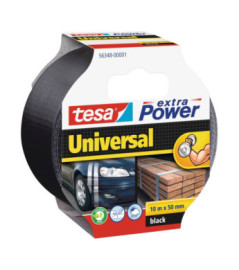 Adhésif de Réparation toilé Eco XP Universel TESA noir 10mx50mm